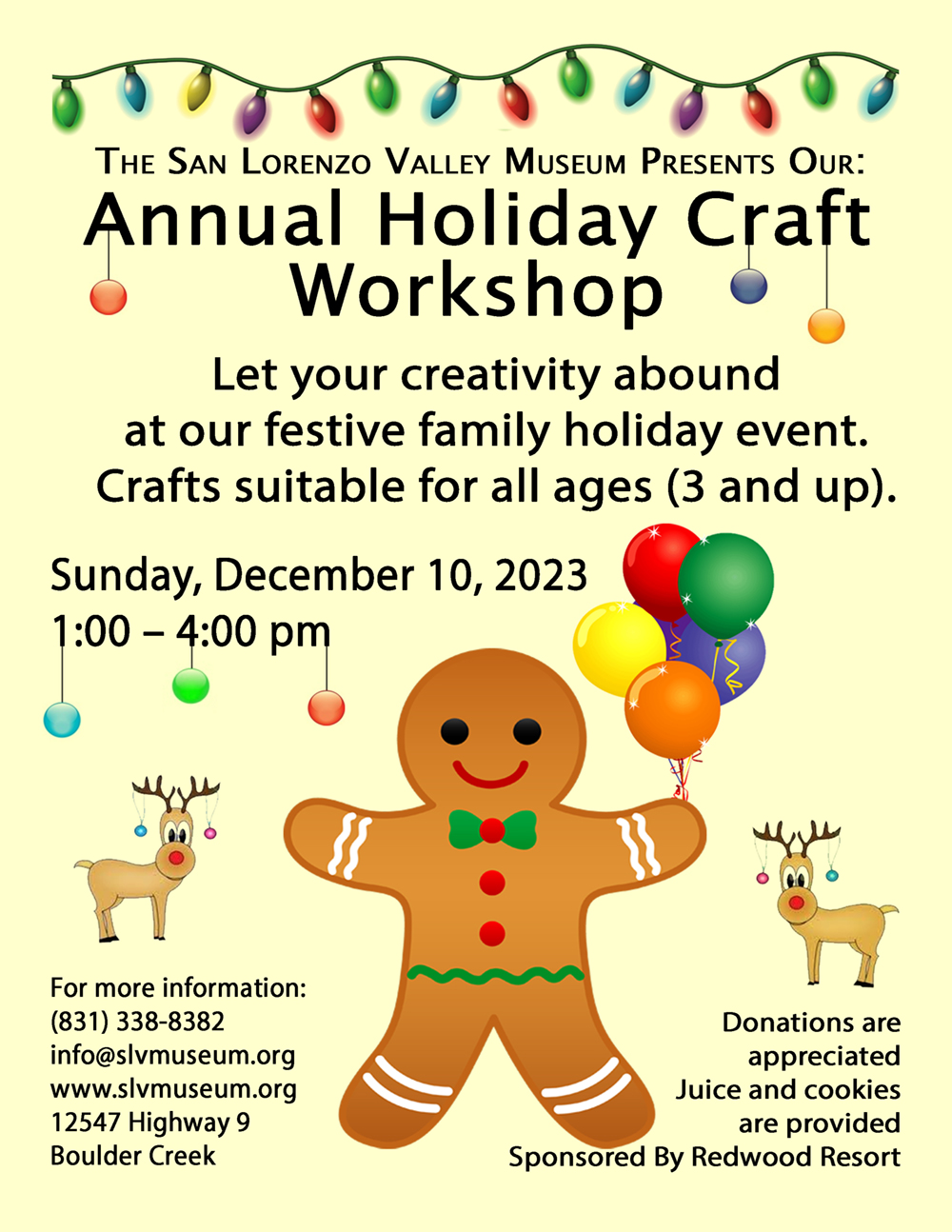 Holiday Craft Workshop