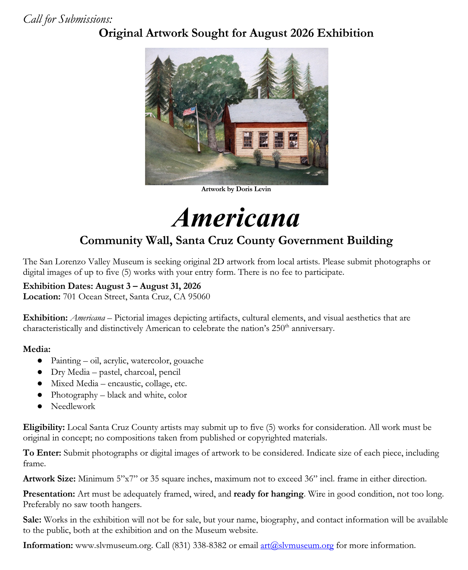 Call for Submissions