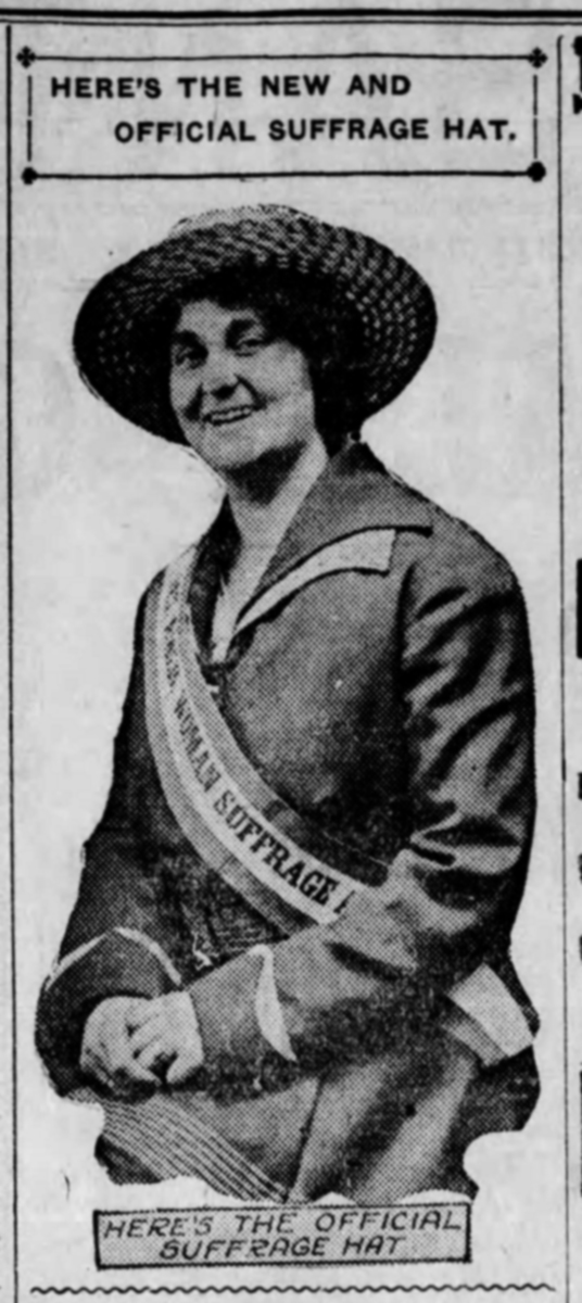 SCS Suffrage Hat